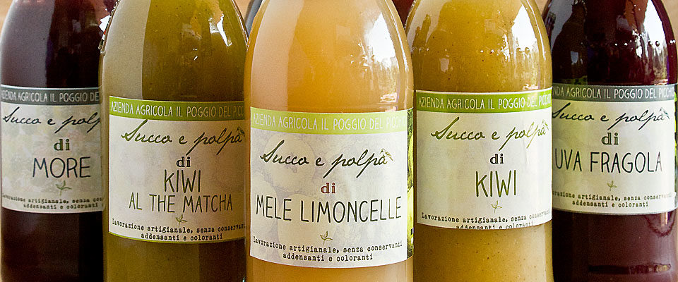 nettare di frutta artigianale il poggio del Picchio